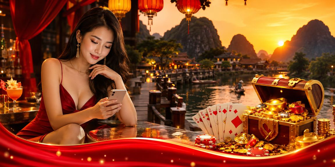 Người chơi Việt Nam thưởng thức trò chơi casino trực tuyến trên điện thoại trong không gian giải trí hiện đại